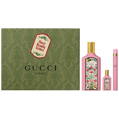 gucci flora gift set 100ml|Gucci Flora gardenia gift set.